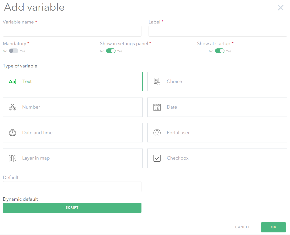 Add variable