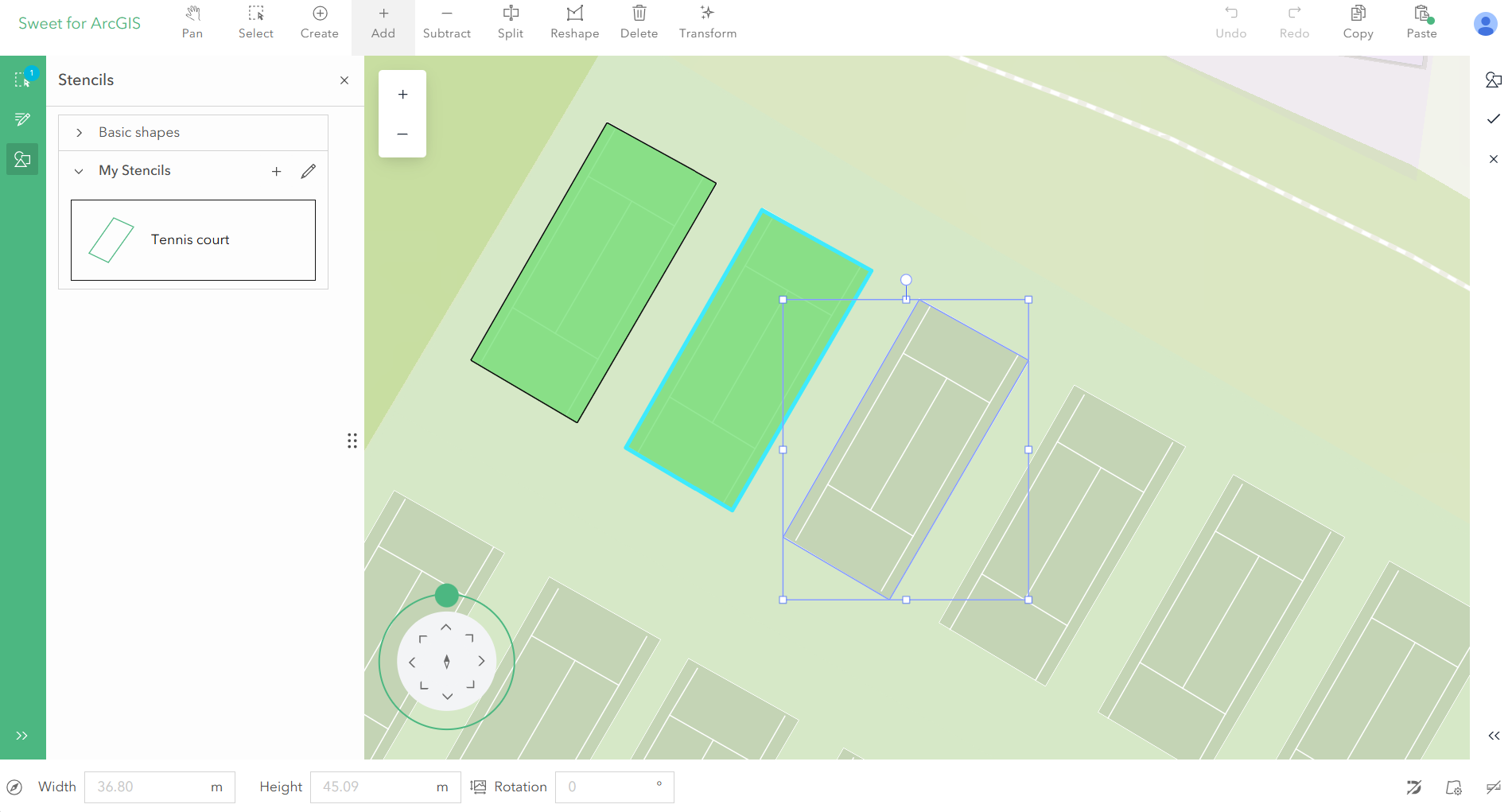 Stencil panel with paste feature